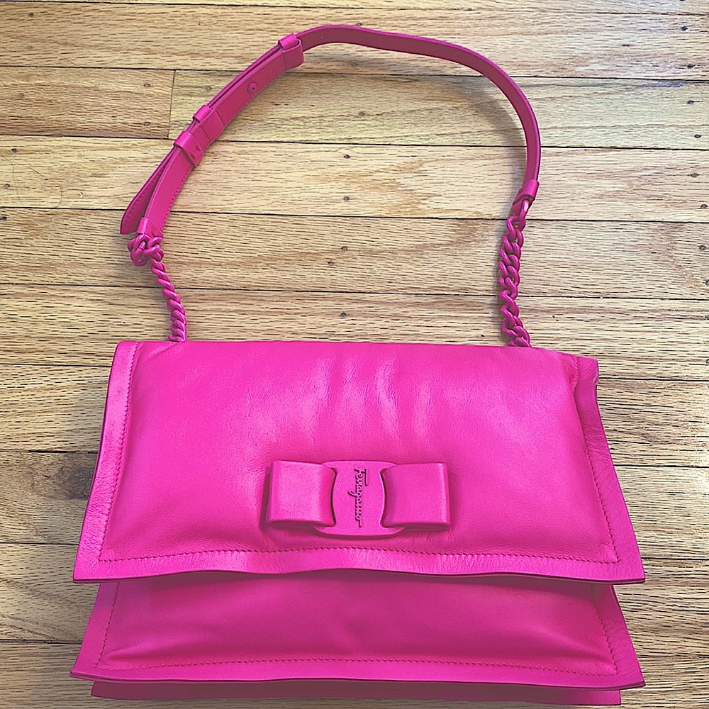 Ferragamo Viva Bow Bag Hot Pink - Brand new, never used